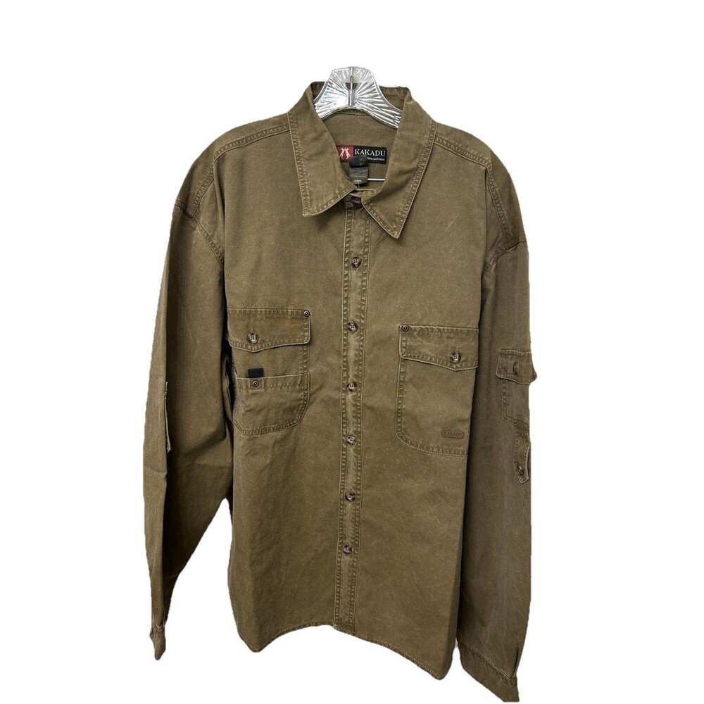 Kakadu Traders Australia Station 5S06 Men's Workwear Shirt New With Tags Size 3X